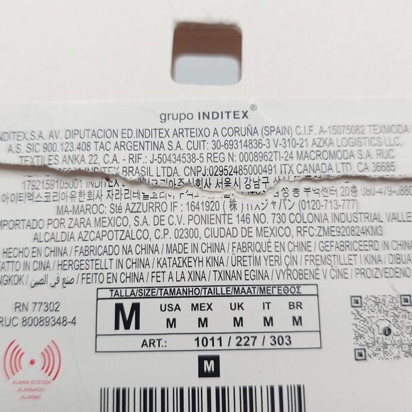 Gold Tone Tube Metal Choker Necklace By Zara - Picture 7 of 7